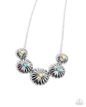 Load image into Gallery viewer, Palm Tree Promenade Yellow Necklace
