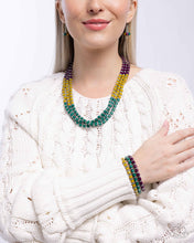 Load image into Gallery viewer, Trendy Trifecta Green Bracelet