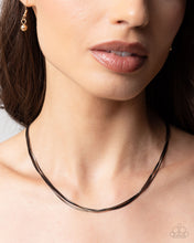 Load image into Gallery viewer, Corded Champion Black Necklace