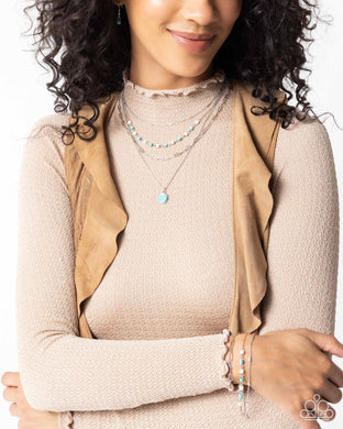 Blending In Blue Necklace