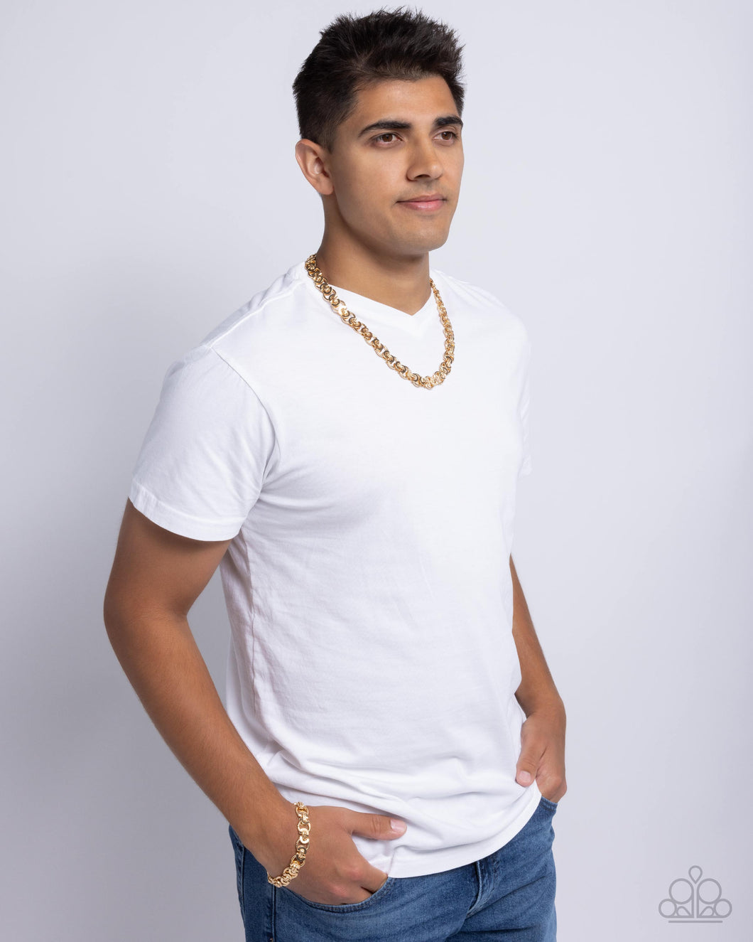 Fatal Fusion Gold Men’s Necklace