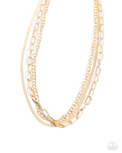 Load image into Gallery viewer, Mismatched Maverick Gold Necklace
