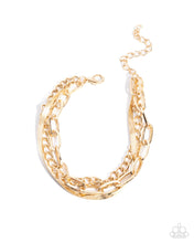 Load image into Gallery viewer, Mismatched Maverick Gold Necklace