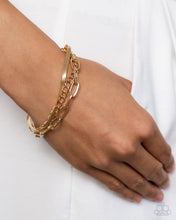 Load image into Gallery viewer, Mismatched Maverick Gold Necklace