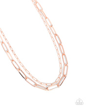 Load image into Gallery viewer, Monochromatic Matinee Copper Necklace