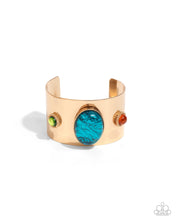Load image into Gallery viewer, Rule the Flight Blue Cuff Bracelet
