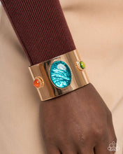 Load image into Gallery viewer, Rule the Flight Blue Cuff Bracelet