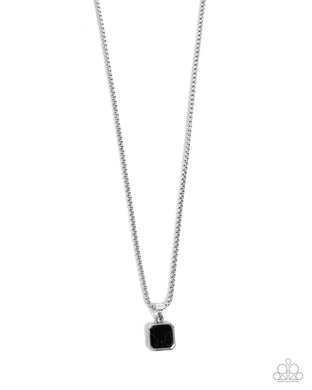 Valiant Validation Mens Black Necklace