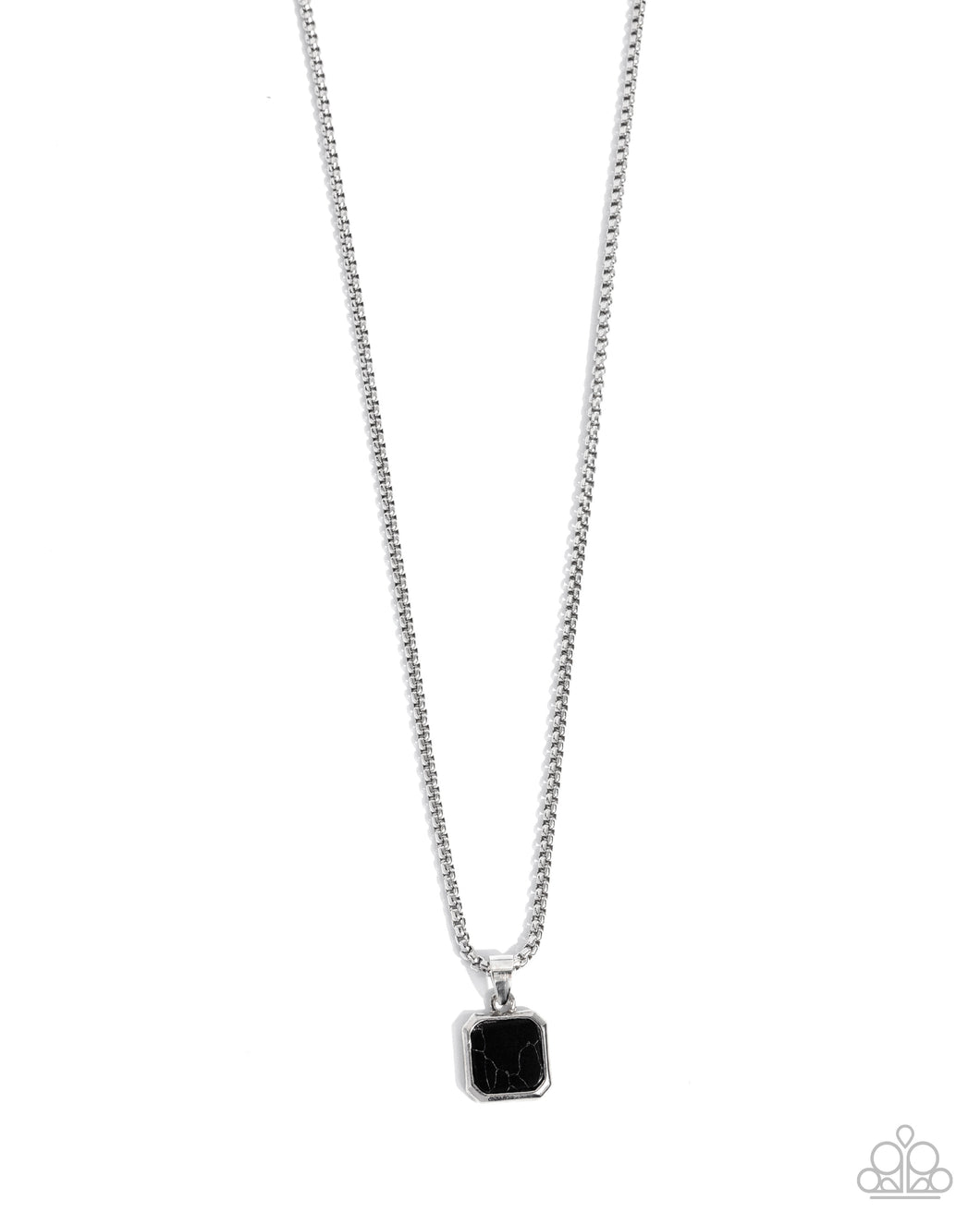 Valiant Validation Mens Black Necklace