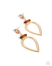 Load image into Gallery viewer, Cultured Chic Brown Earrings