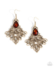 Load image into Gallery viewer, Lattice Legacy Brown Earrings