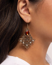 Load image into Gallery viewer, Lattice Legacy Brown Earrings