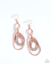 Load image into Gallery viewer, Teardrop Triumph Copper Earrings
