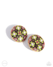 Load image into Gallery viewer, Quilt Art Multi Clip On Earrings