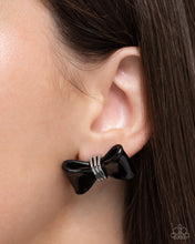 Load image into Gallery viewer, Spruced Up Black Post Earrings