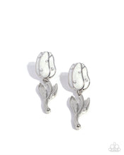 Load image into Gallery viewer, Timeless Tulip White Earrings