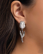 Load image into Gallery viewer, Timeless Tulip White Earrings