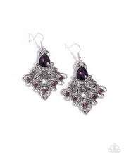Load image into Gallery viewer, Lattice Legacy Purple Earrings