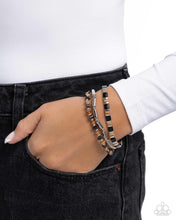 Load image into Gallery viewer, Serendipitous Stack Black Bracelet