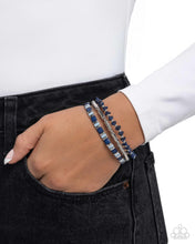 Load image into Gallery viewer, Serendipitous Stack Blue Bracelet