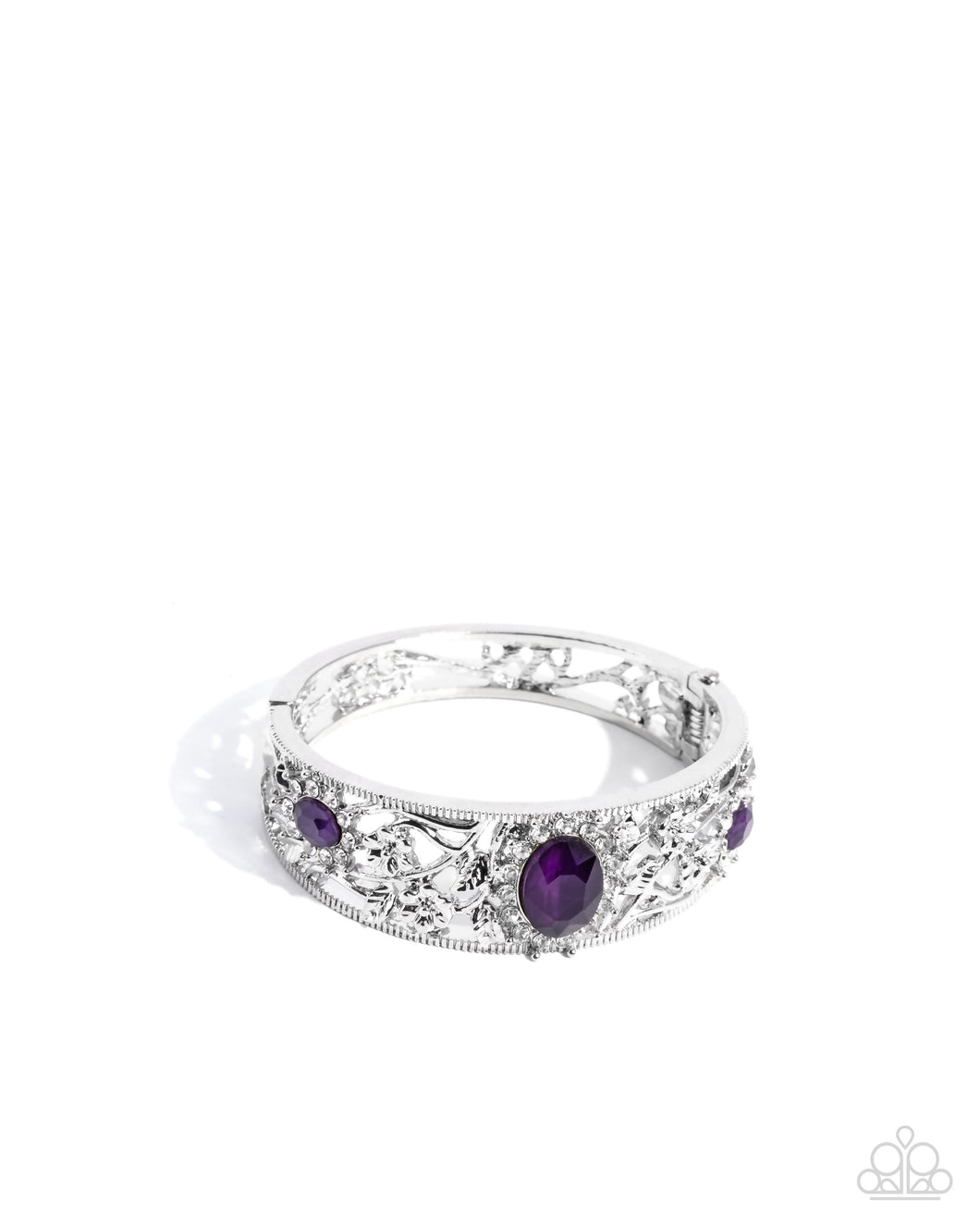 Curious Chic Purple Hinged Bracelet