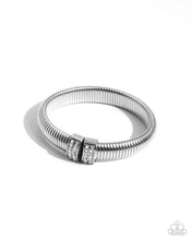 Load image into Gallery viewer, Tailored Transit White Coil Bracelet