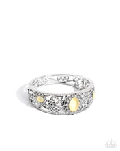 Load image into Gallery viewer, Curious Chic Yellow Hinged Bangle