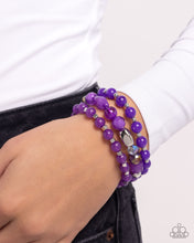 Load image into Gallery viewer, Breathtaking Beat Purple Bracelet