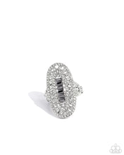 Load image into Gallery viewer, Stacked Showdown Silver Skinny Band Ring