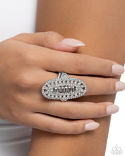 Load image into Gallery viewer, Stacked Showdown Silver Skinny Band Ring