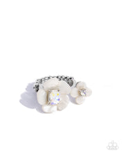 Load image into Gallery viewer, Delicate Duo White Skinny Band Ring