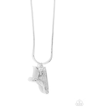Load image into Gallery viewer, Sneaker Shimmer White Necklace
