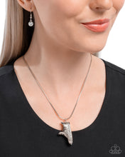 Load image into Gallery viewer, Sneaker Shimmer White Necklace