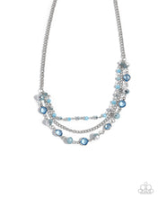 Load image into Gallery viewer, Charismatic Cascade Blue Necklace