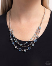 Load image into Gallery viewer, Charismatic Cascade Blue Necklace
