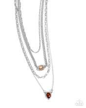 Load image into Gallery viewer, Radiant Rows Brown Necklace