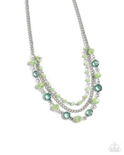 Load image into Gallery viewer, Charismatic Cascade Green Necklace