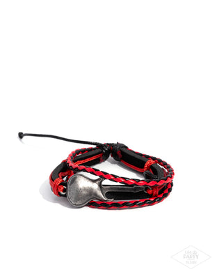 Lead Guitar Red Urban Bracelet