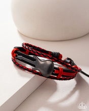 Load image into Gallery viewer, Lead Guitar Red Urban Bracelet