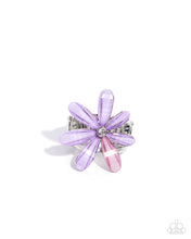 Load image into Gallery viewer, Floral Feasibility Purple Ring