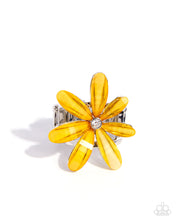 Load image into Gallery viewer, Floral Feasibility Yellow Ring