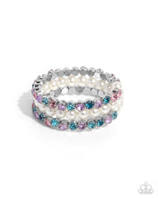 Load image into Gallery viewer, Grandiose Glitz  Multi Coil Bracelet