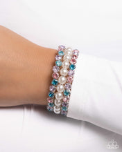 Load image into Gallery viewer, Grandiose Glitz  Multi Coil Bracelet
