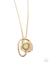 Load image into Gallery viewer, Abstract Advance Green Necklace