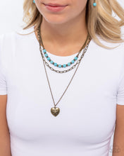 Load image into Gallery viewer, Home Stretch Brass Necklace
