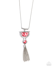 Load image into Gallery viewer, Sterling Stones Red Necklace