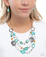 Load image into Gallery viewer, Malibu Media Blue Necklace
