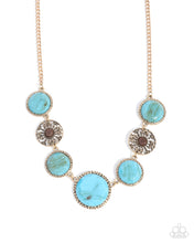 Load image into Gallery viewer, Gentle Glam Blue Necklace