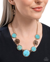 Load image into Gallery viewer, Gentle Glam Blue Necklace