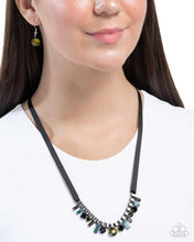 Load image into Gallery viewer, Ribbon Reveal Green Necklace